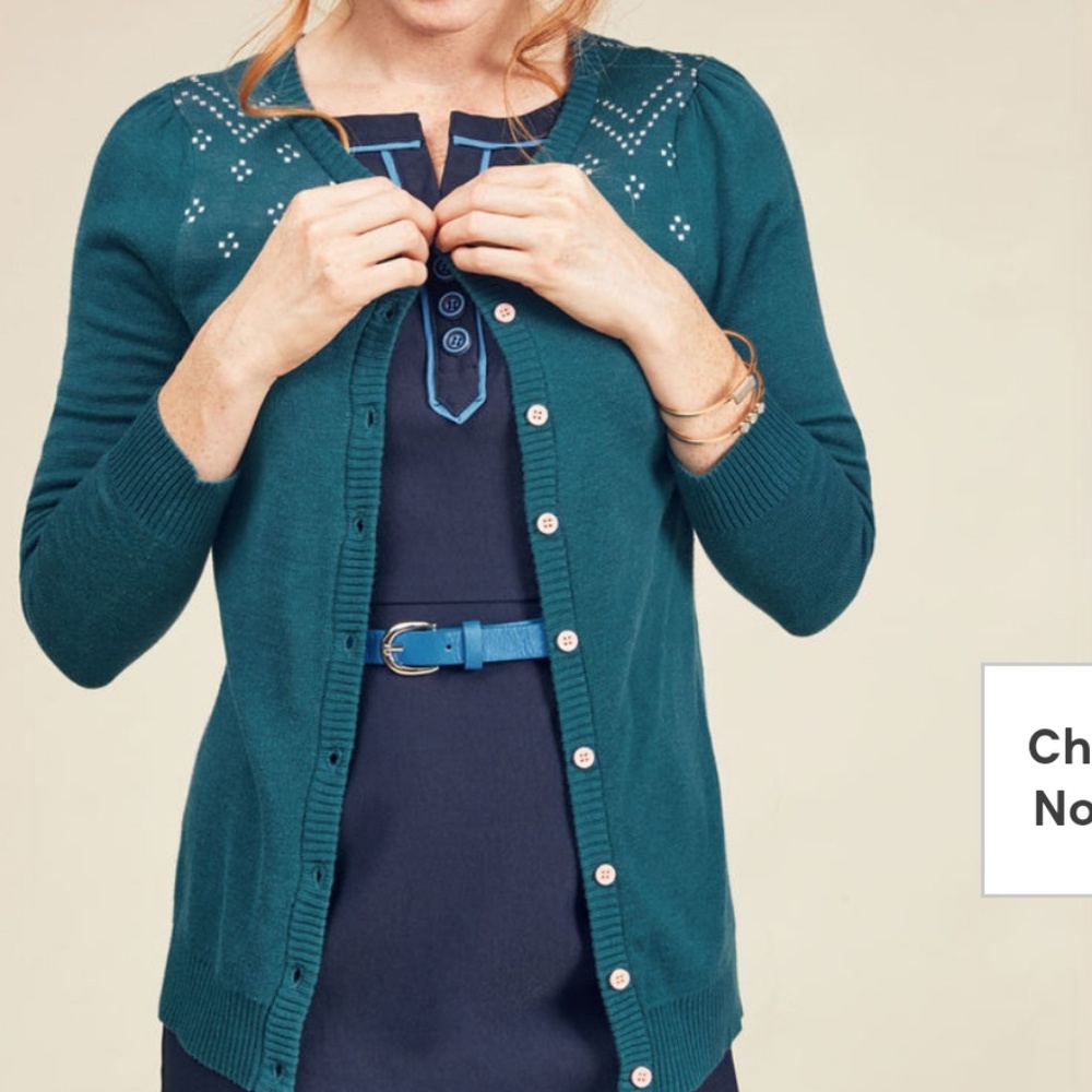 Modcloth Cheery Theorist Cardigan in XS
